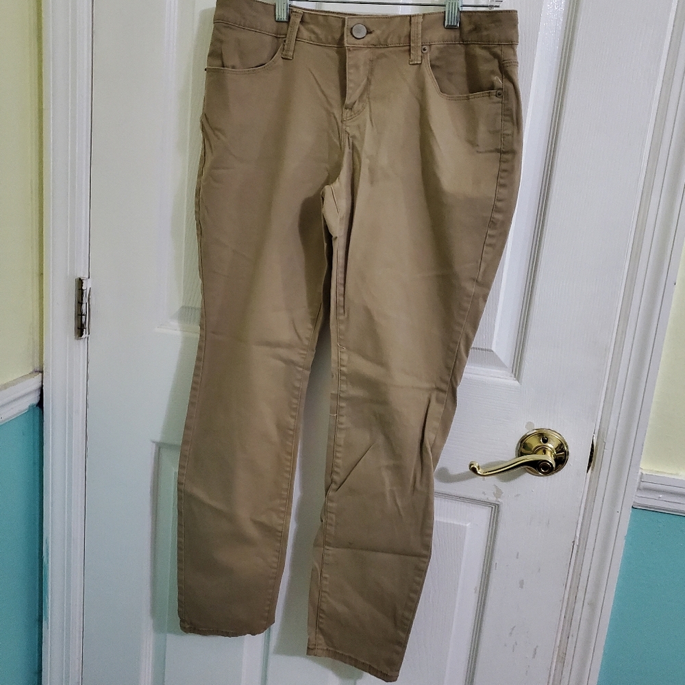 NOBO Tan Taupe Everyday Casual Cotton Skinny Legs Jeans Juniors 13